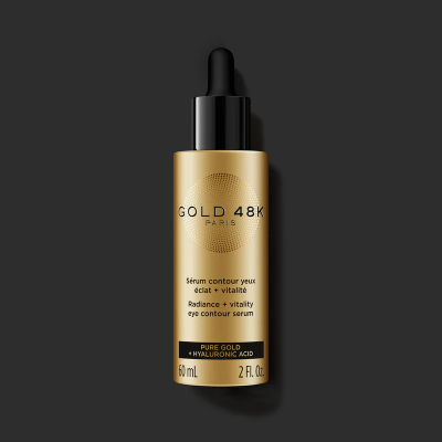 Eye contour serum - Radiance & Vitality ++ Hyaluronic acid + pure gold Hydrates and brightens 60 ml  