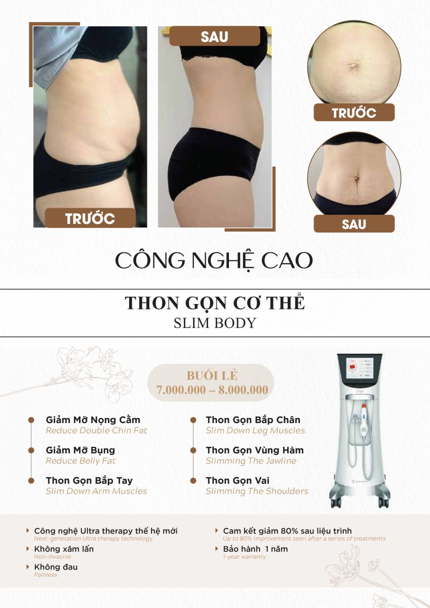 Bảng giá dịch vụ nâng cơ tại Dr4you.